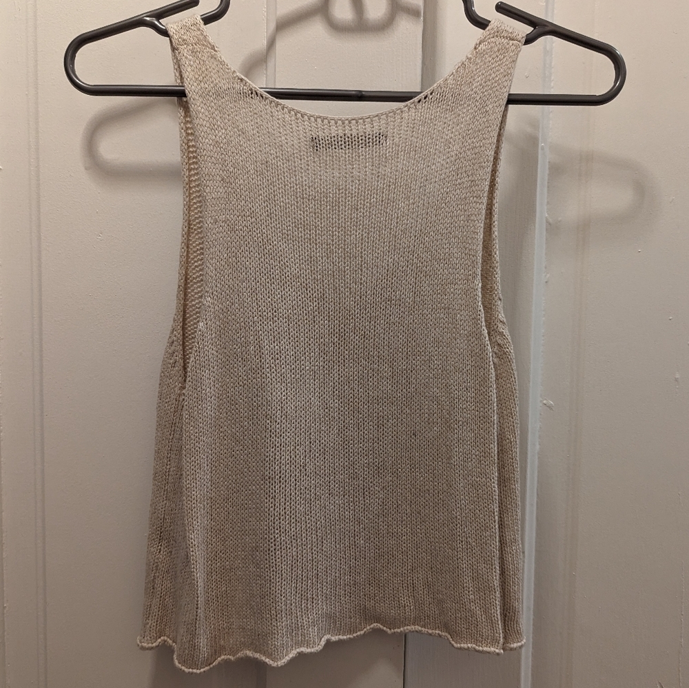 Brandy Melville Knit Crop Top Tank - Picture 5 of 6